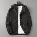 Dark Pattern Casual Hooded Jacket