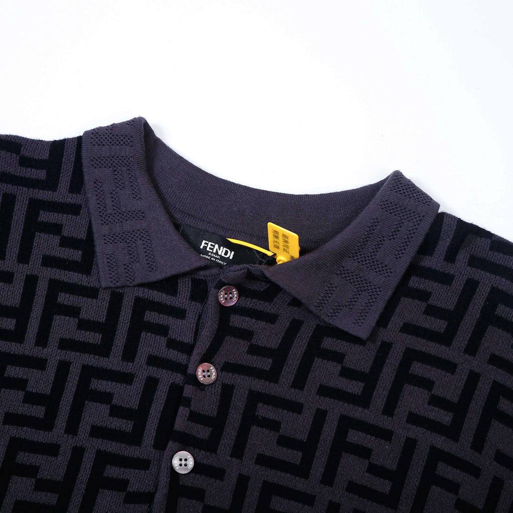 2026 New Style Double F Knit Polo Shirt