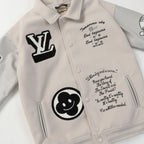 Towel Embroidered Varsity Jacket