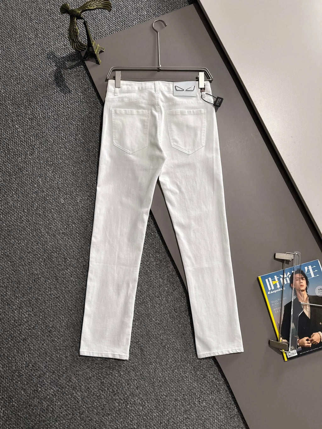 Eye Detail Slim Jeans
