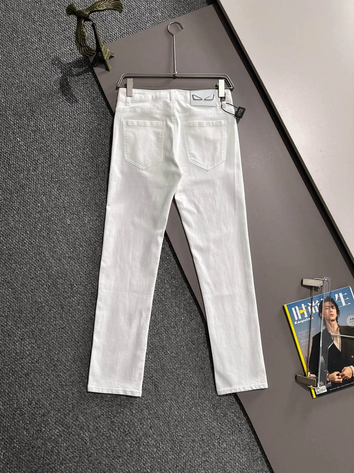 Eye Detail Slim Jeans