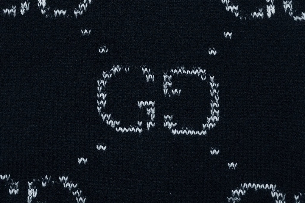 Vintage Jacquard Crew Neck Knit Sweater