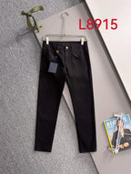 Contrast Patch Stretch Jeans