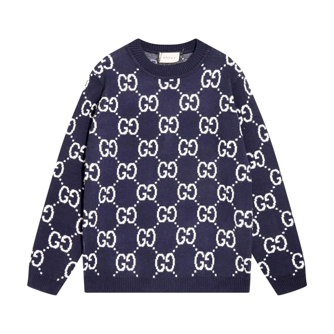 All‑Over Monogram Sweater