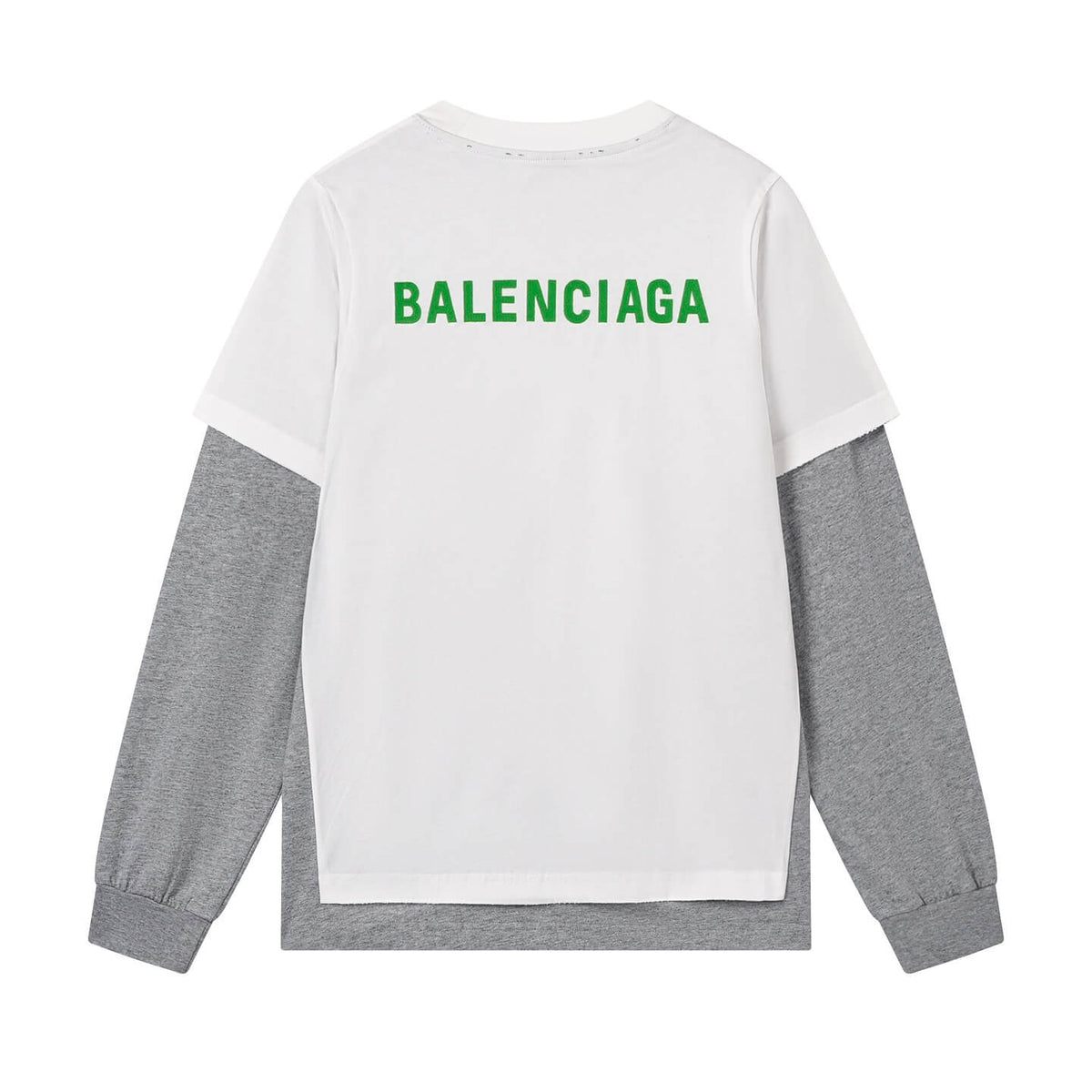 Green Letter Embroidery Sweatshirt