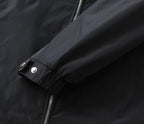 Triangle Contrast Lining Hooded Jacket