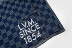 Checkerboard Skate Denim Jacket