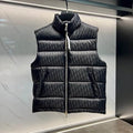 Subtle Vintage‑Pattern Vest Down Jacket