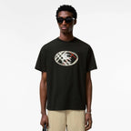 White Warhorse Print T‑Shirt