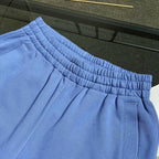 Letter Embroidery Straight Sweat Pants