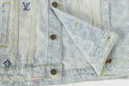 Colorful Embroidered Denim Jacket