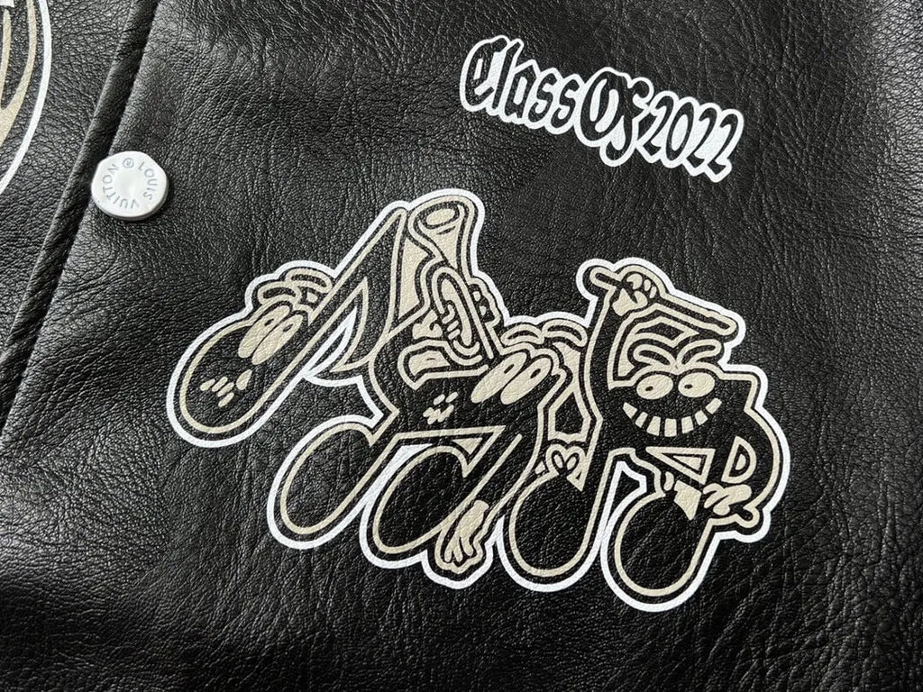 Leather Varsity Jacket