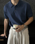 Minimalist Knit Short‑Sleeve Polo