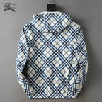 Reversible Plaid Hooded Jacket
