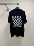 Checkerboard Knit T-shirt
