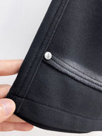 Contrast‑Stitch Patch‑Pocket Shorts