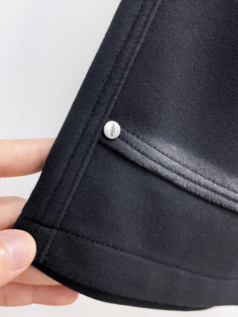 Contrast‑Stitch Patch‑Pocket Shorts