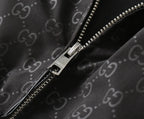Dark Pattern Casual Hooded Jacket