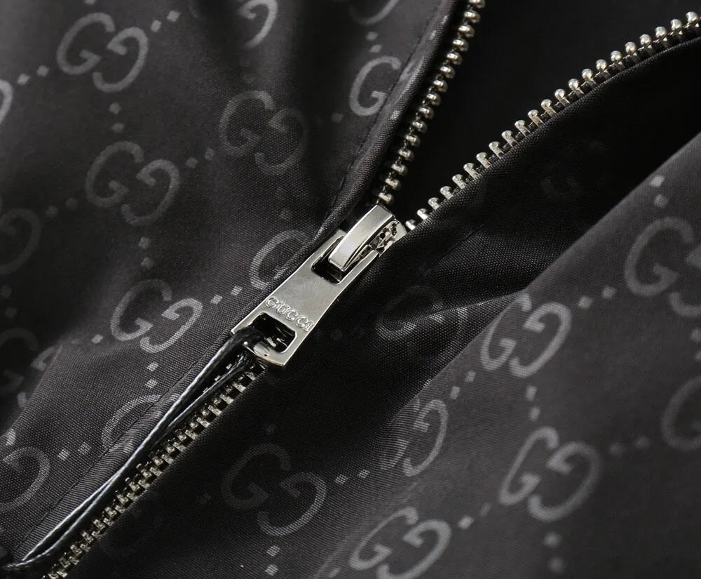 Dark Pattern Casual Hooded Jacket