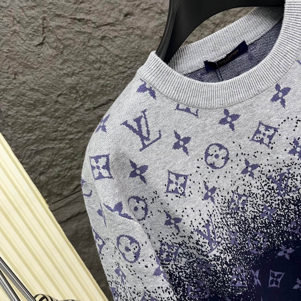 Gradient All-Over Print Sweatshirt