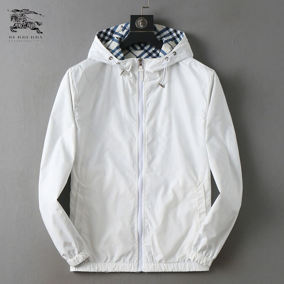 Reversible Plaid Hooded Jacket