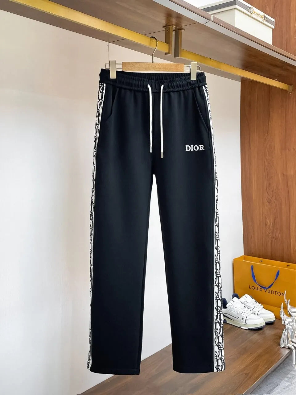 Side Tape   Straight‑Leg sweatpants