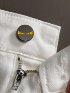 Eye Detail Slim Jeans