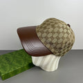 Classic Brown All-Over Print Baseball Cap