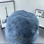 Casual Washed Denim Fisherman Hat