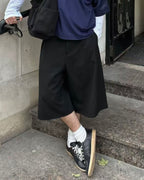 Pleated Wide‑Leg Summer Dress Shorts