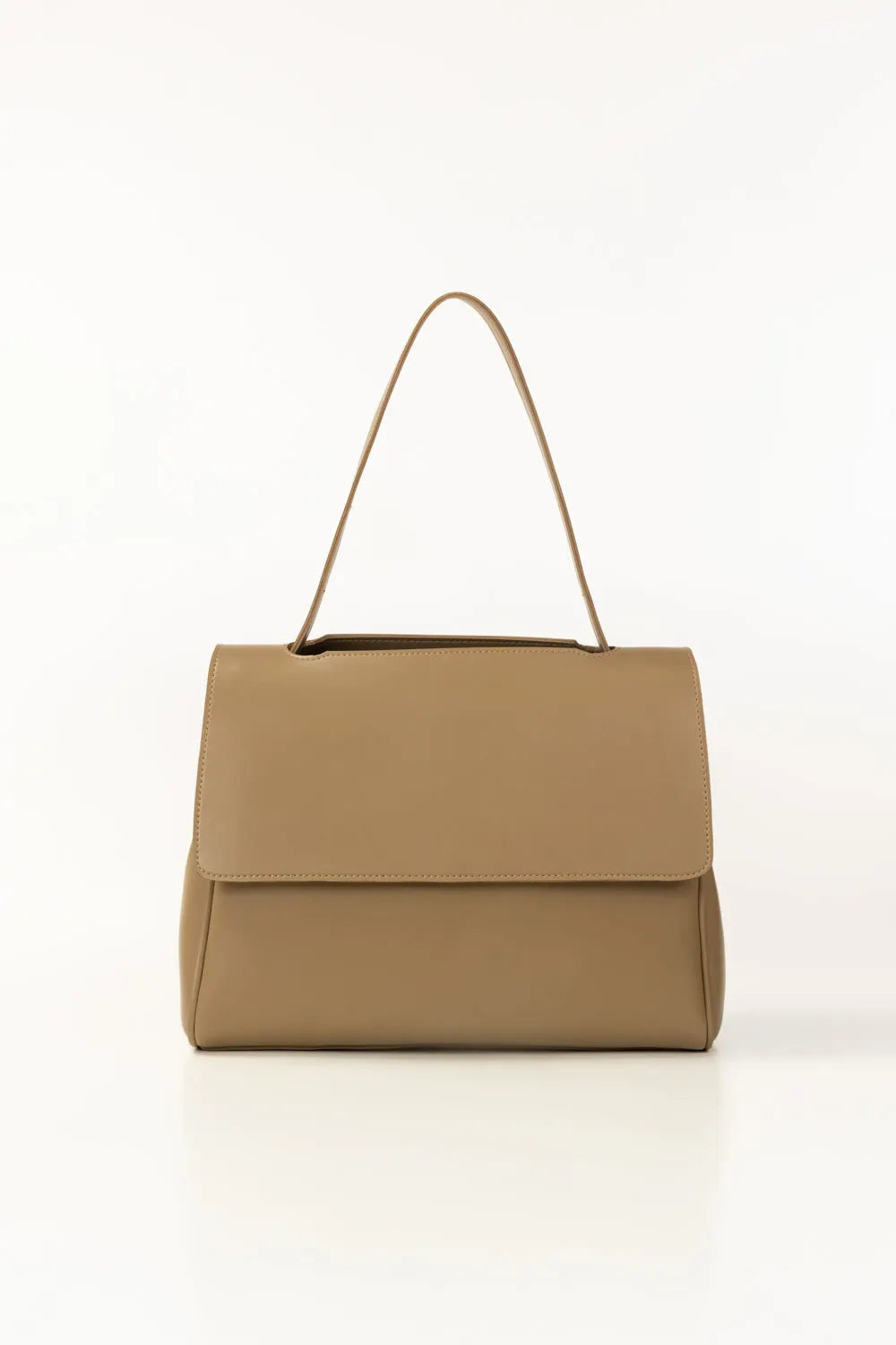 Burgundy Elegant Top‑Handle Tote