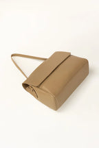 Burgundy Elegant Top‑Handle Tote