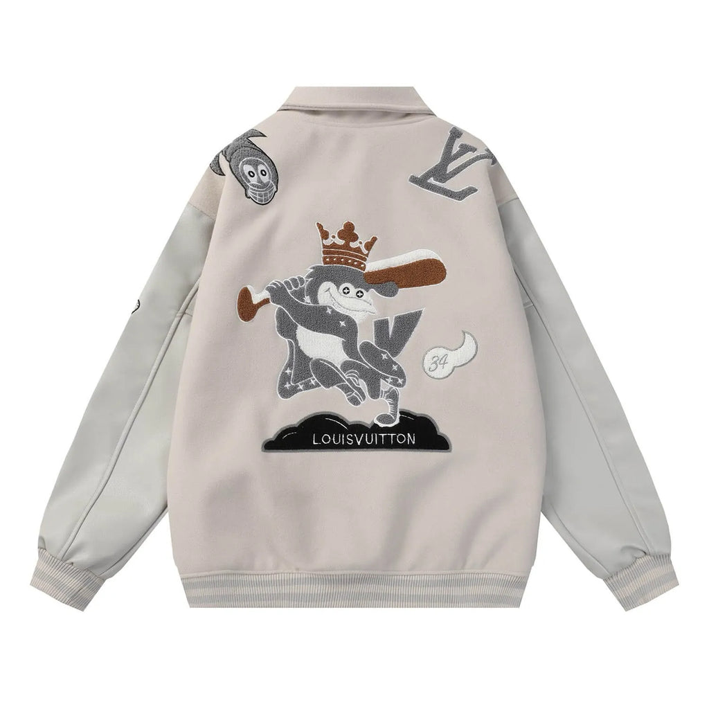 Towel Embroidered Varsity Jacket