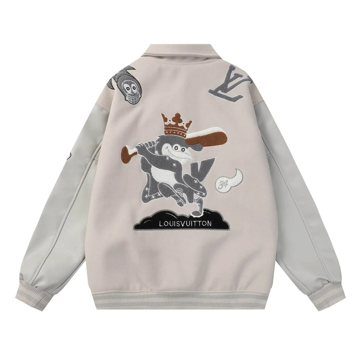 Towel Embroidered Varsity Jacket