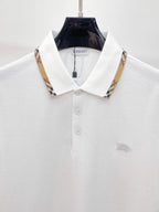 Vintage Striped Collared Polo Shirt