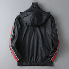 Stripe Casual Hooded Jacket
