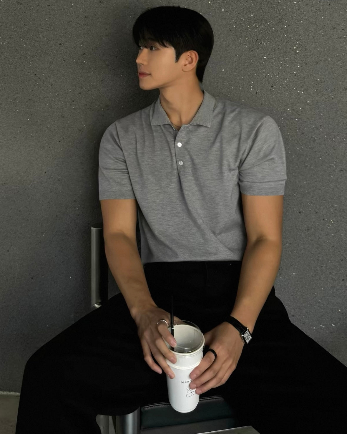 Premium Solid‑Color Polo Tee