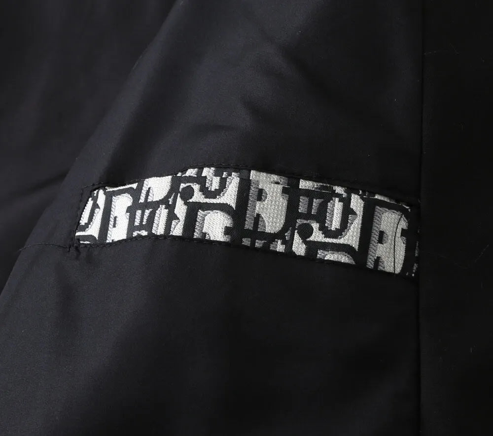 Monogram Spliced Hooded Jacket