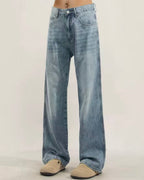 Vintage Washed Denim Jeans