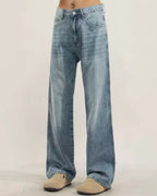 Vintage Washed Denim Jeans