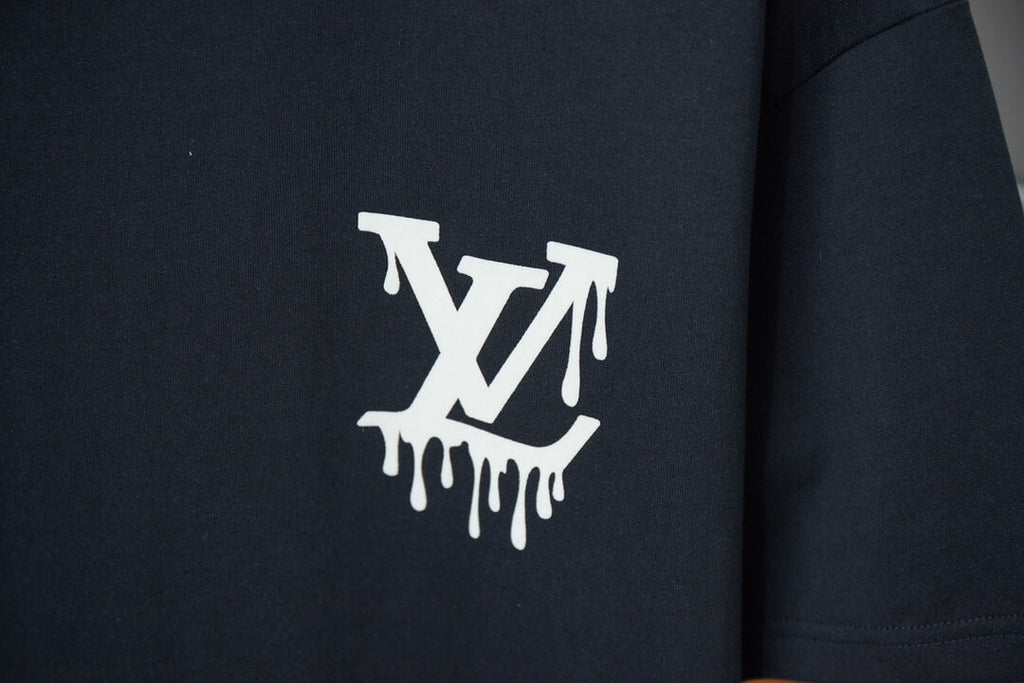 Back Melt Logo Print Short Sleeve T‑Shirt