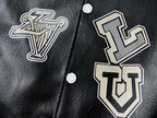 Leather Varsity Jacket