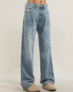 Vintage Washed Denim Jeans