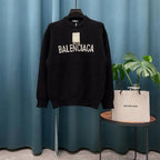 Classic Letter Embroidered Sweater