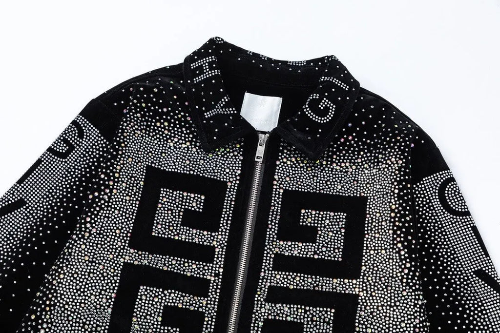 Rhinestone Square Jacket