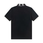 Neckline Letters Polo Shirt