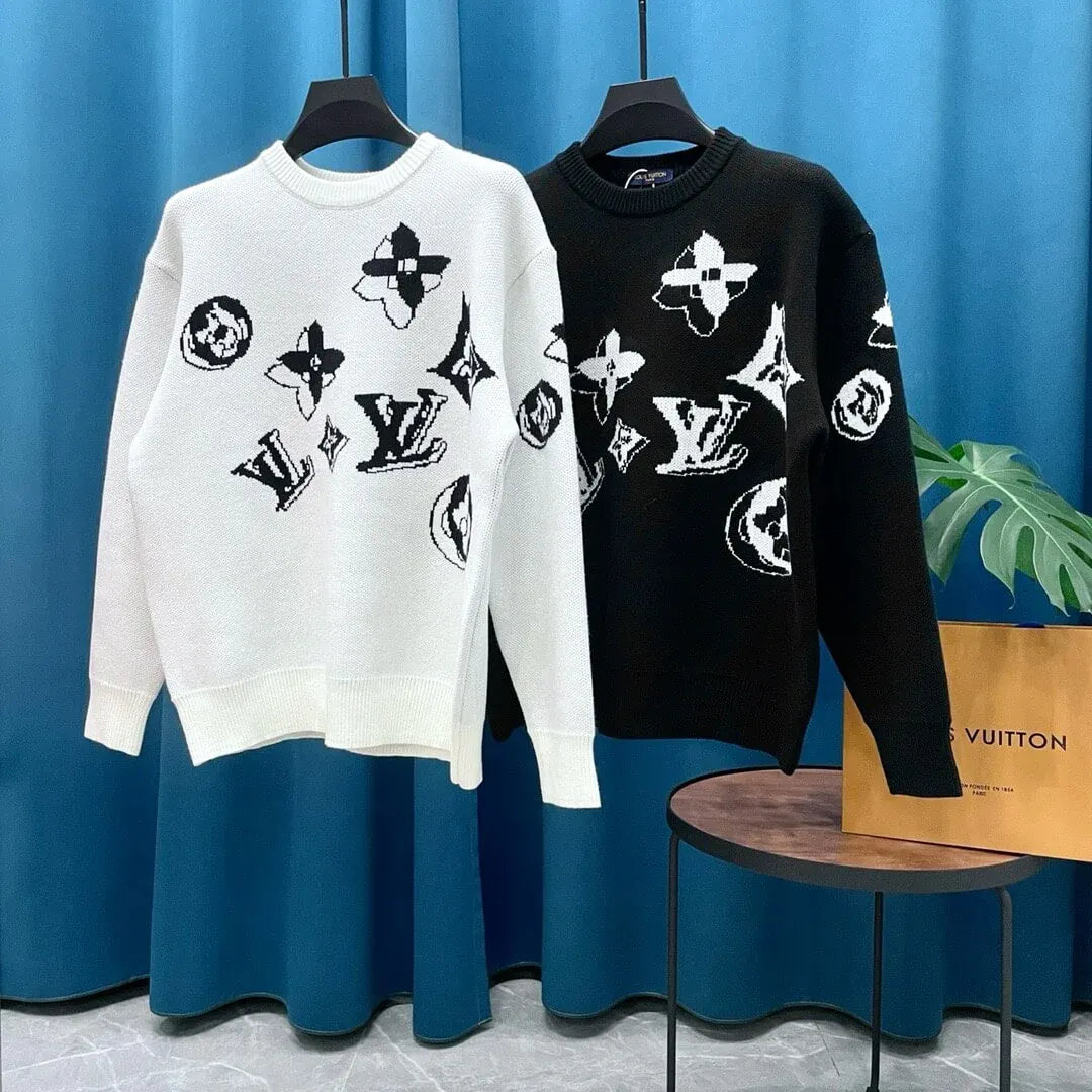 Overlapping Pattern Sweater
