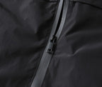 Triangle Seamed Hooded Jacket
