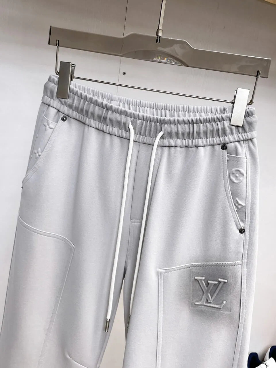 Debossed   Seam Stitching Pants