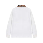 Striped Collar Sweatshirt